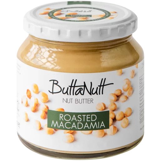 Buttanutt Roasted Macadamia Nut Butter Jar 250g