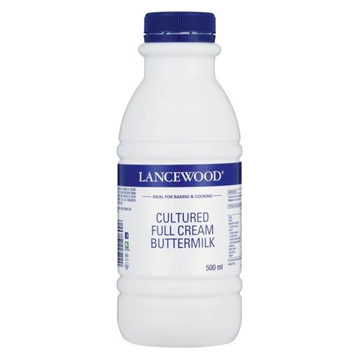 Lancewood Cultured Full Cream Buttermilk 500ml