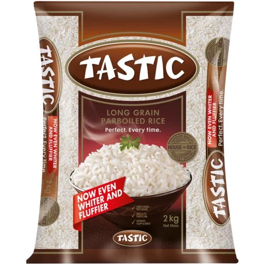 Tastic Long Grain Parboiled Rice 2kg