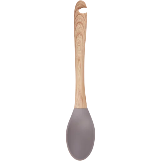 Silicone Spoon With Wooden Handle