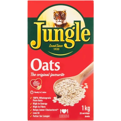 Jungle Oats Original Porridge 1kg