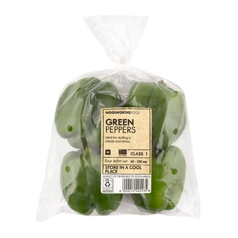 Green Peppers 600g