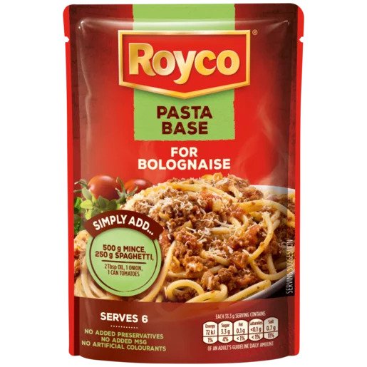 Royco Bolognaise Pasta Base 200g