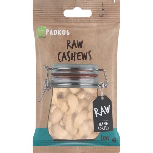 Padkos Raw Cashew Nuts 30g