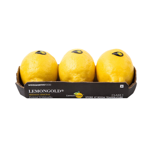 LemonGold Seedless Lemons 3pk