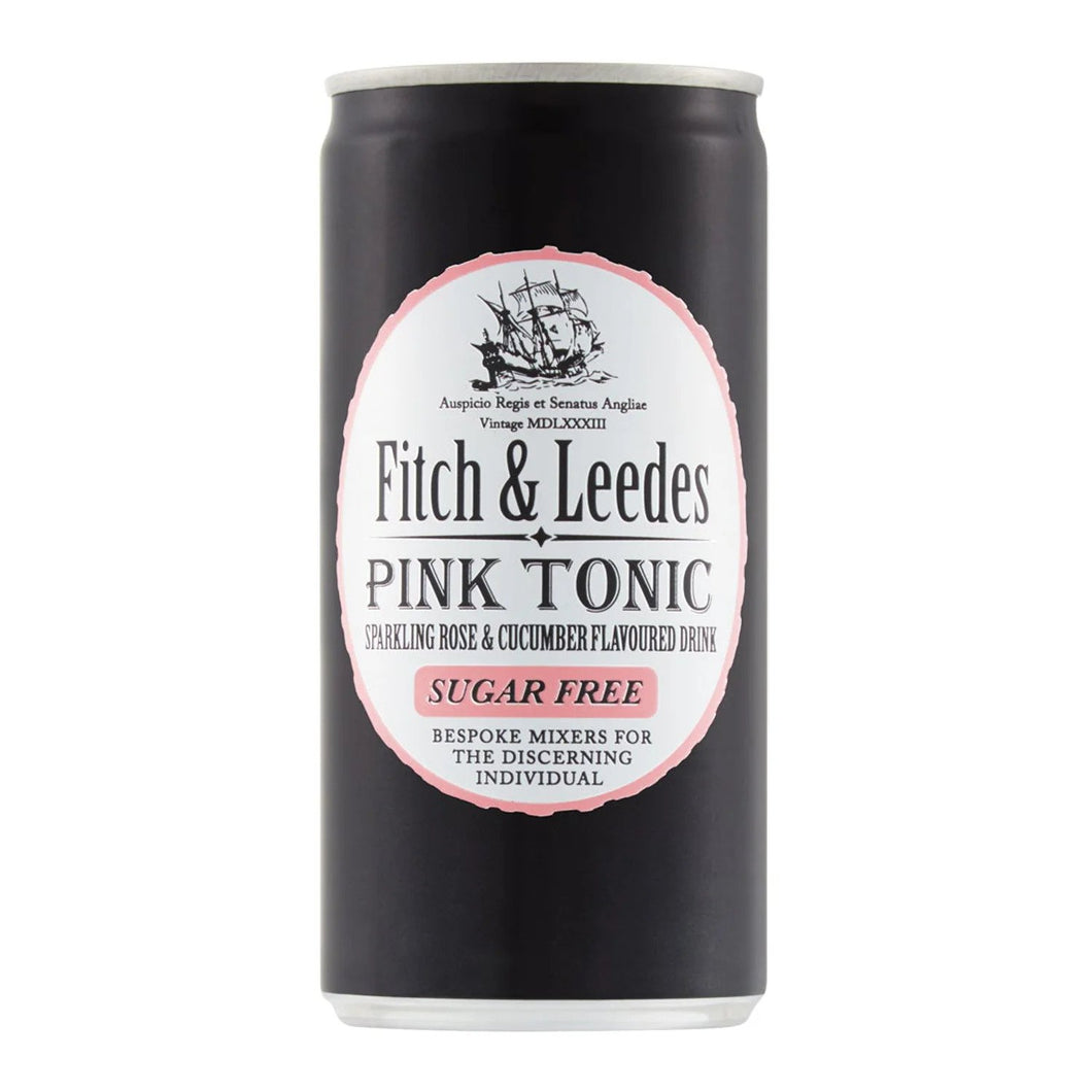 FITCH & LEEDES PINK TONIC SUGAR FREE CAN 200ML