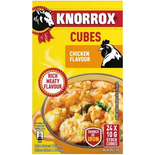 Knorrox Chicken Flavoured Stock Cubes 24 x 10g