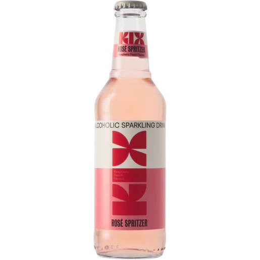 KIX ROSE RASPBERRY PEACH SPRITZER 330ML