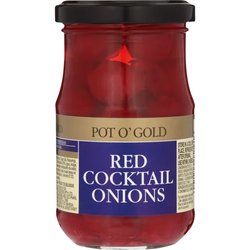 Pot O' Gold Red Cocktail Onions 200g