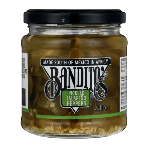 Bandito's Jalapeno Slices 250g Jar