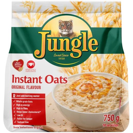 Jungle Oats Original Instant Porridge 750g