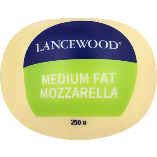 Lancewood Medium Fat Mozzarella Cheese Ball 250g