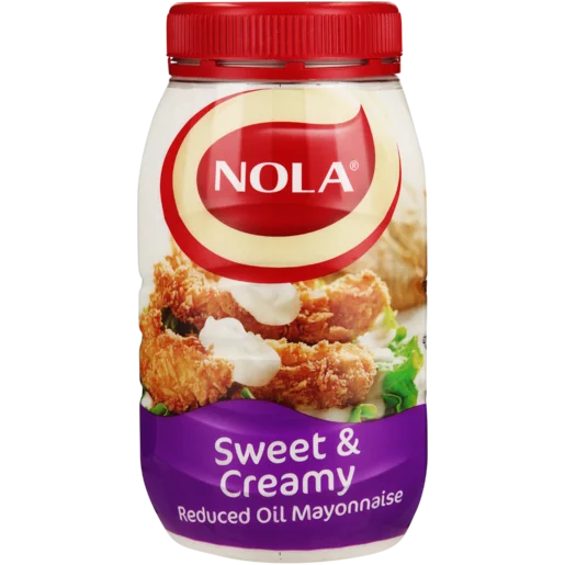 Nola Sweet & Creamy Reduced Oil Mayonnaise Jar 780g