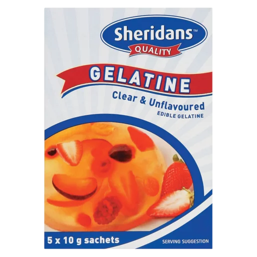 Sheridans Gelatine Clear & Unflavoured 5 x 10g