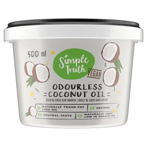 Simple Truth Vegan Odourless Coconut Oil 500ml